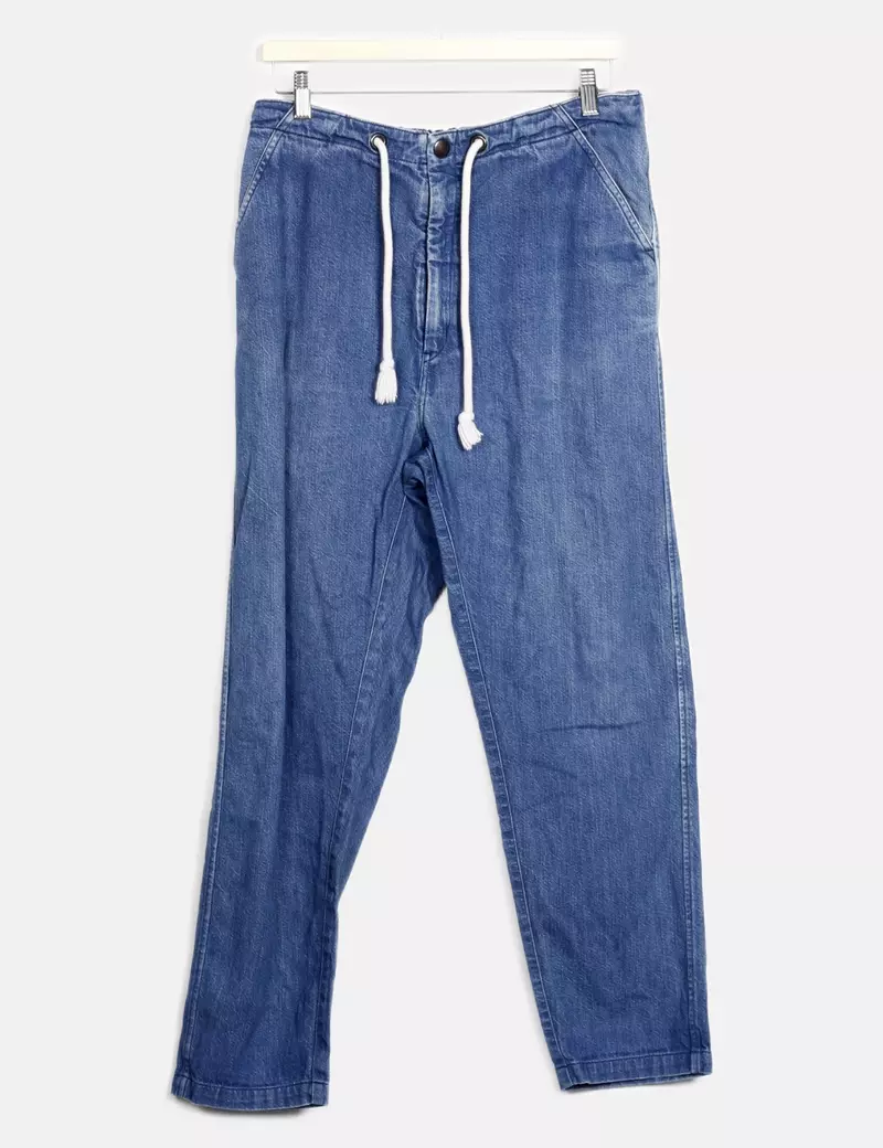 Levi's denim jogger pants.