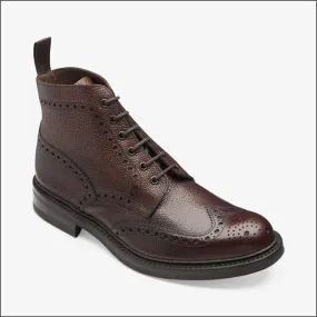 Loake Oxblood Brogue Boot - Bedale Collection