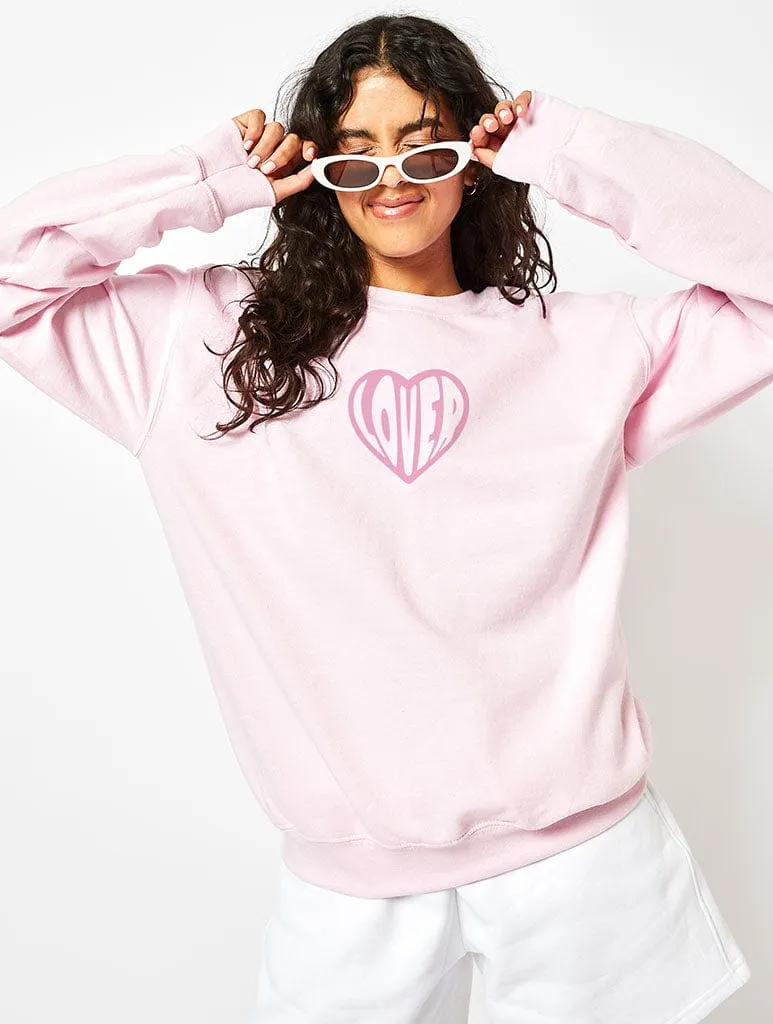 Lover Sweatshirt In Pink