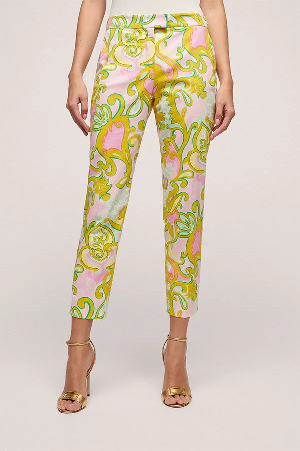 Luisa Spagnoli AUSTRIA JACQUARD PATTERN TROUSERS