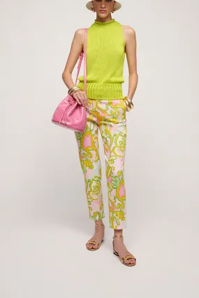 Luisa Spagnoli AUSTRIA JACQUARD PATTERN TROUSERS