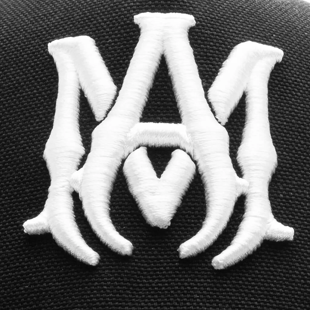 MA Logo Trucker Hat in Black and White