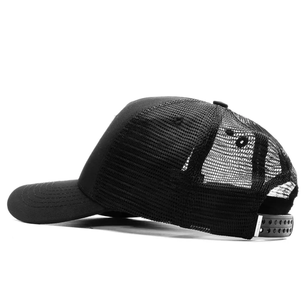 MA Logo Trucker Hat in Black and White