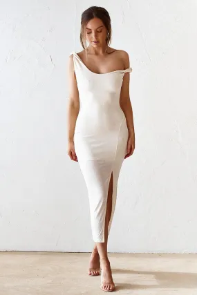 Malibu Nude Midi Dress