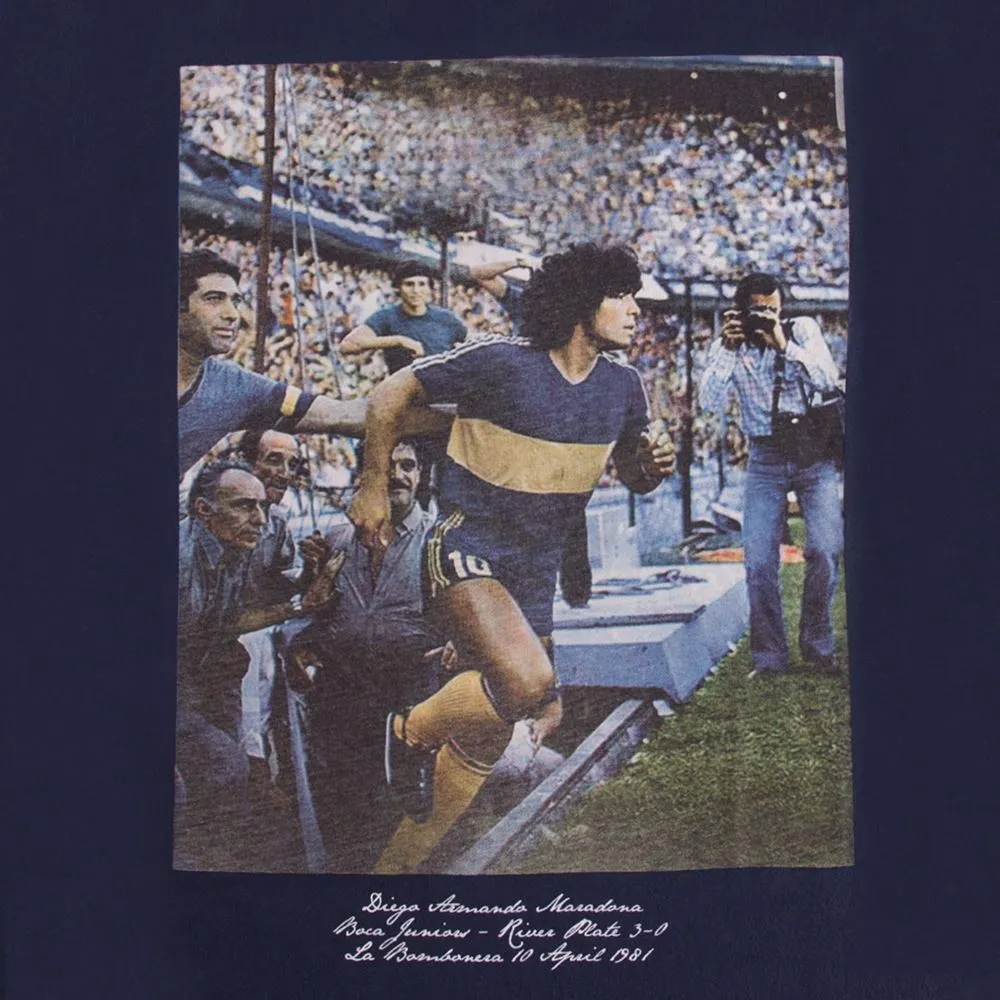 Maradona X COPA 1981 Bombonera T-Shirt - Blue