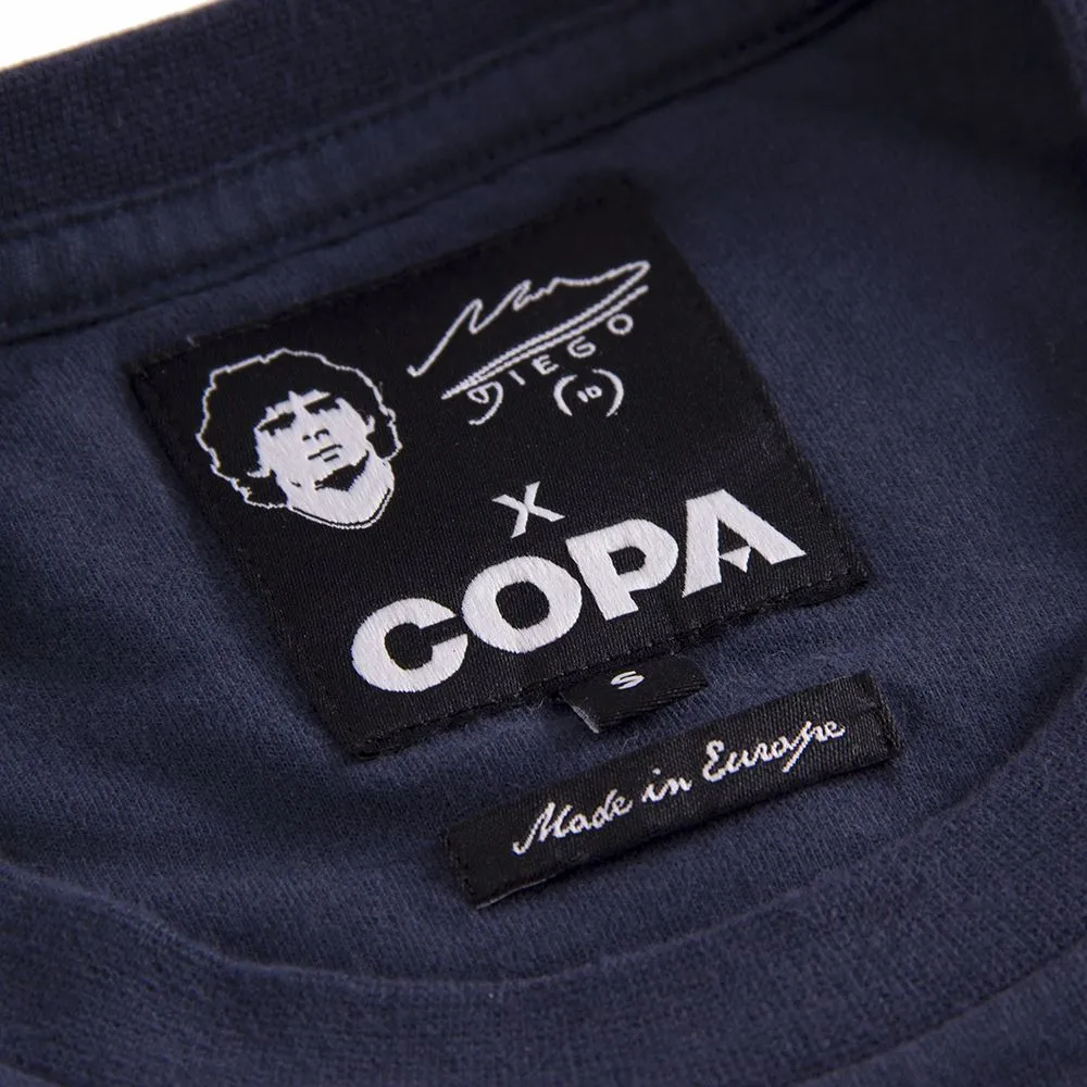 Maradona X COPA 1981 Bombonera T-Shirt - Blue