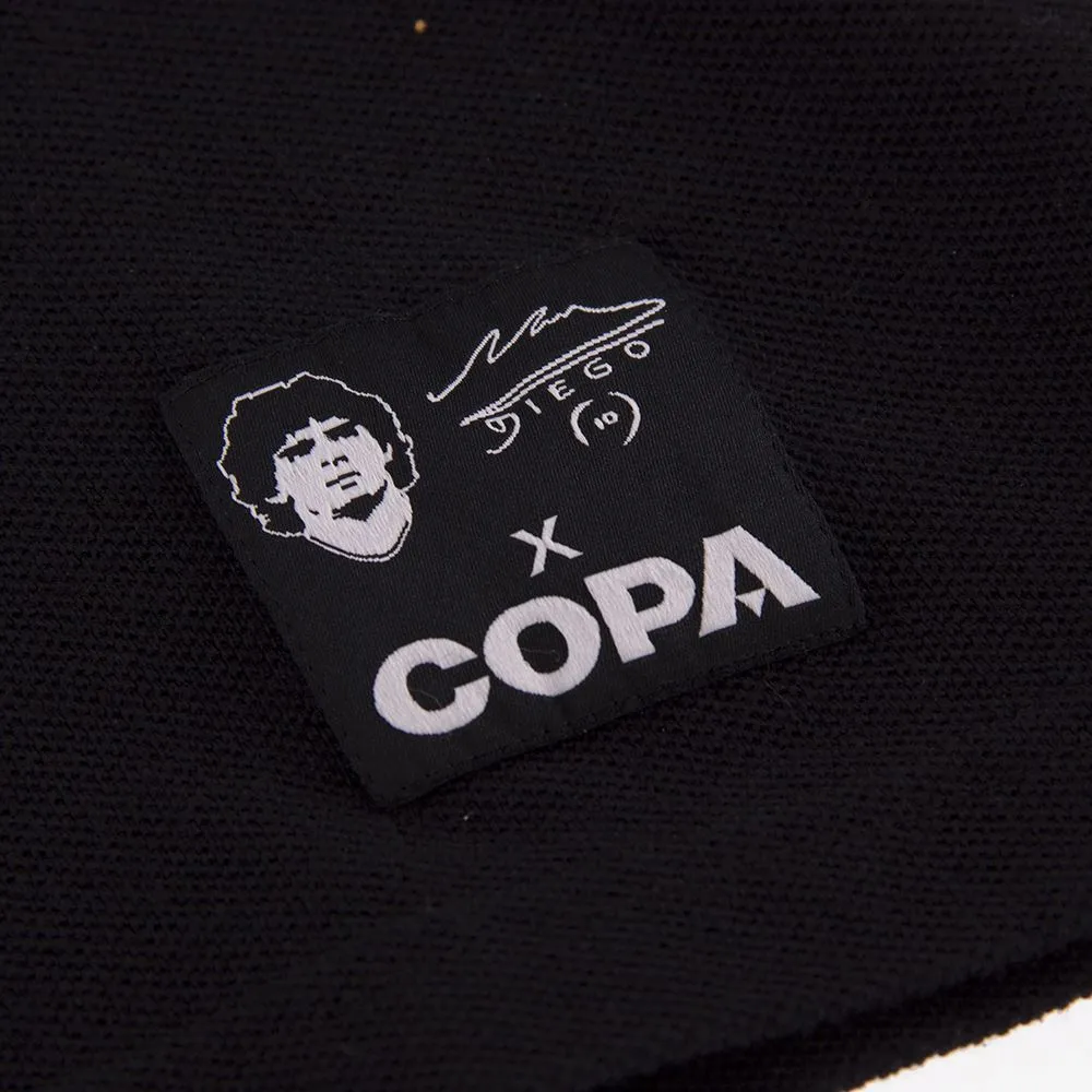 Maradona X COPA Argentina Embroidery Polo Shirt - Black