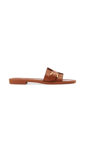 Caramel Calfskin Slide