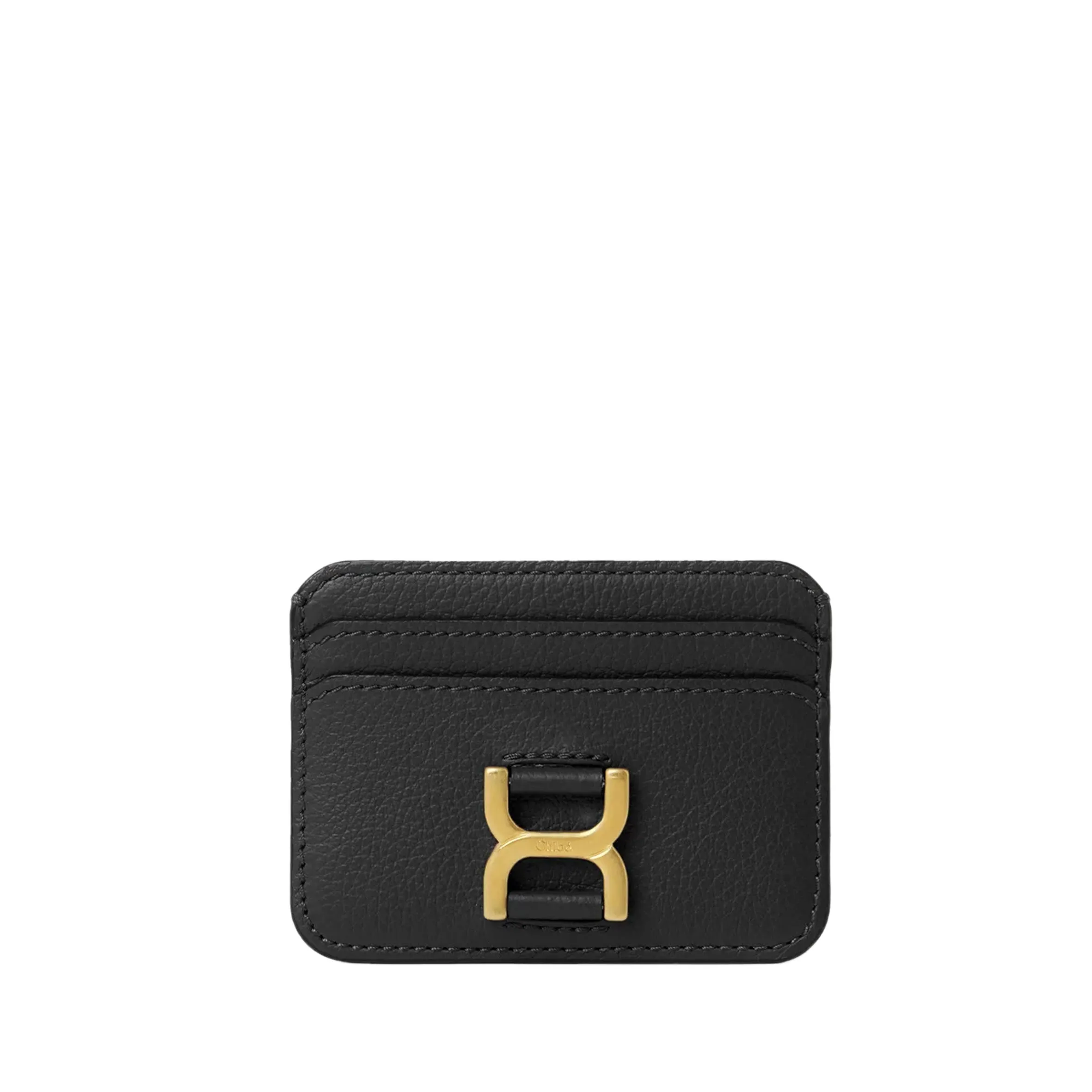 Marcie Black Flat Card Holder.