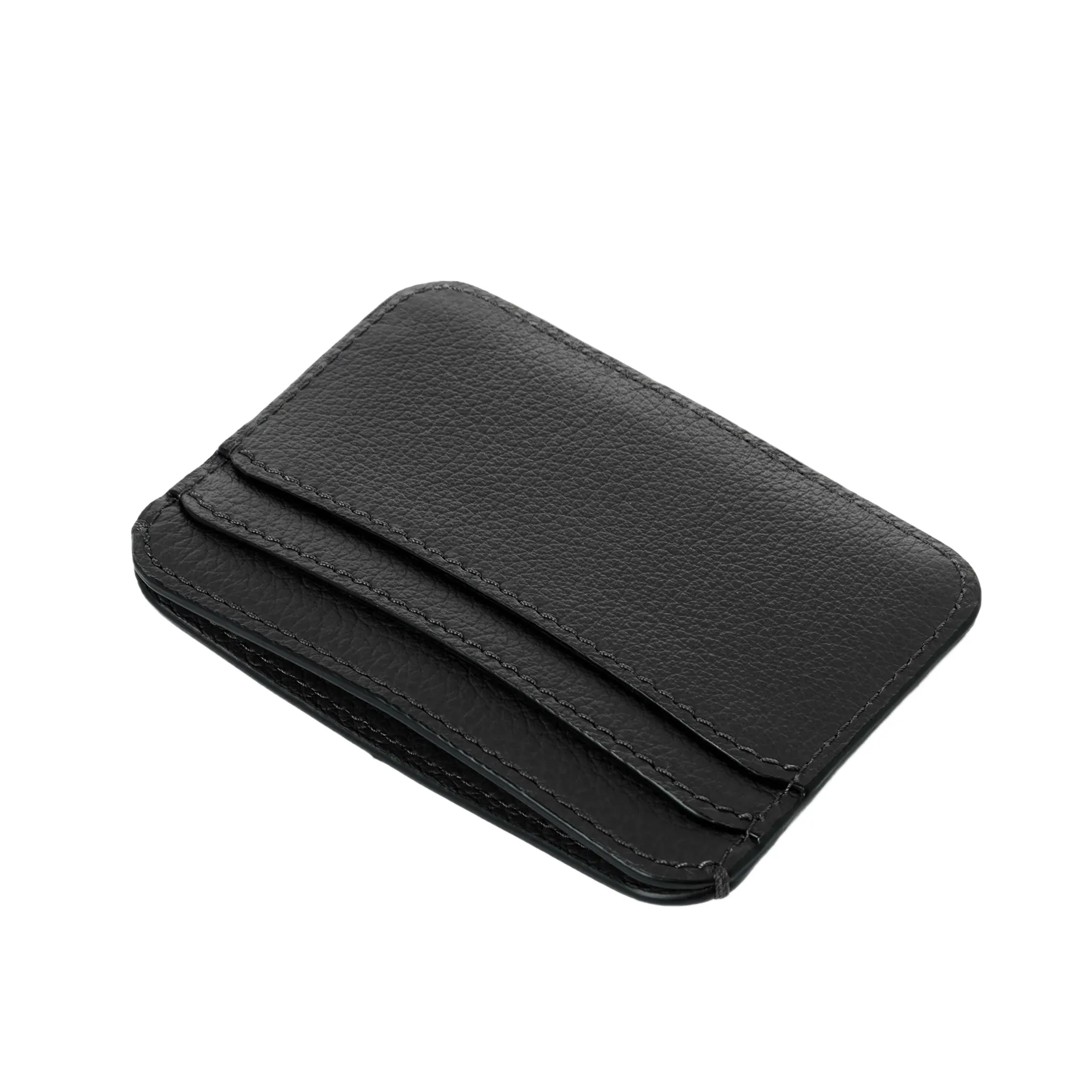 Marcie Black Flat Card Holder.