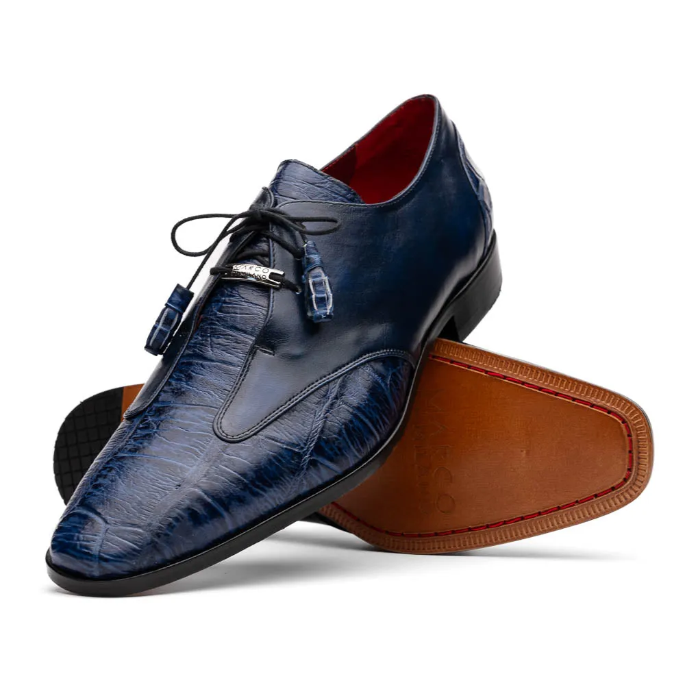 Marco Di Milano Anzio Exotic Alligator /  Calfskin Leather Oxfords (MDM1037)