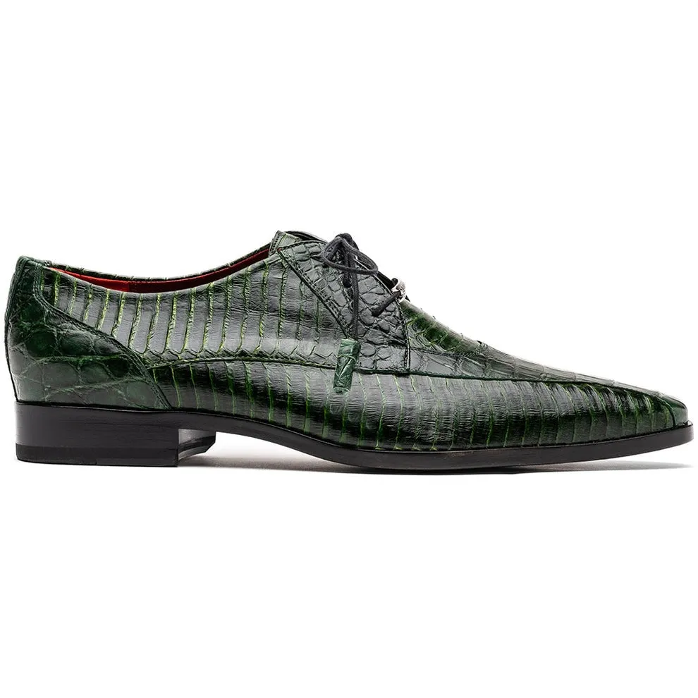 Marco Di Milano Moncalieri Men's Shoes Genuine Alligator / Cobra Dress Derby Oxfords (MDM1145)