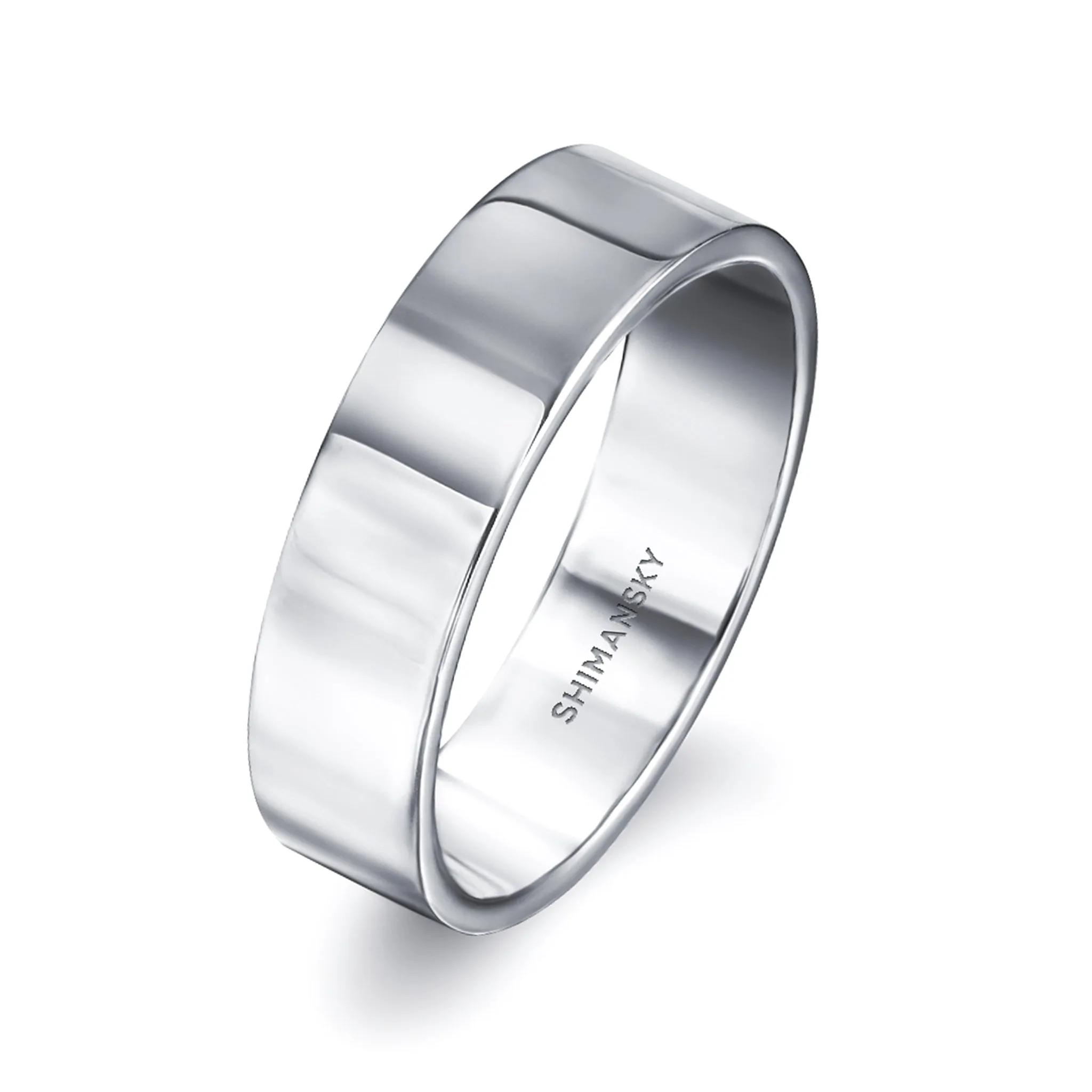 Max-line Flat Wedding Band