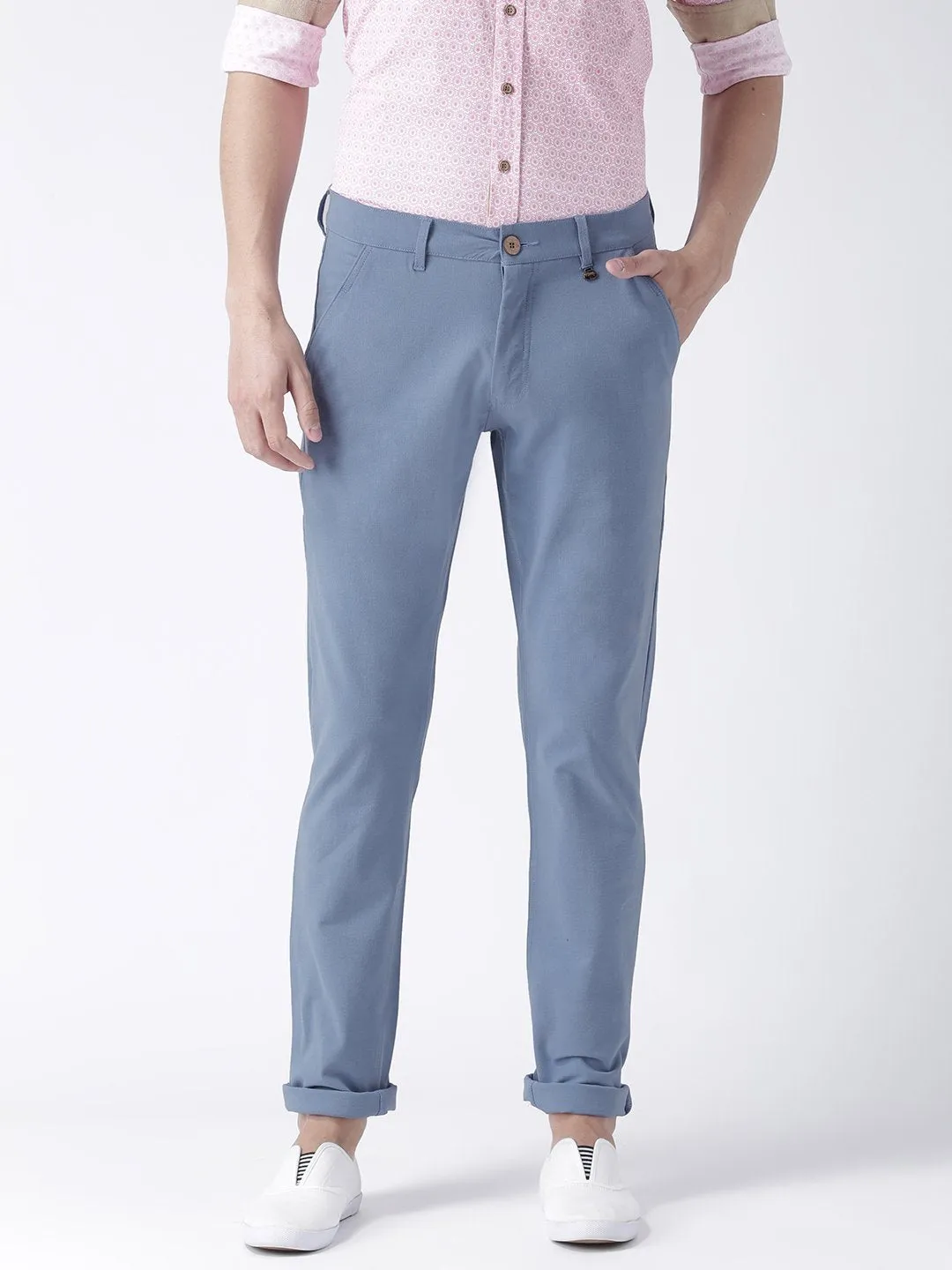 Men Flat Front Formal Trouser