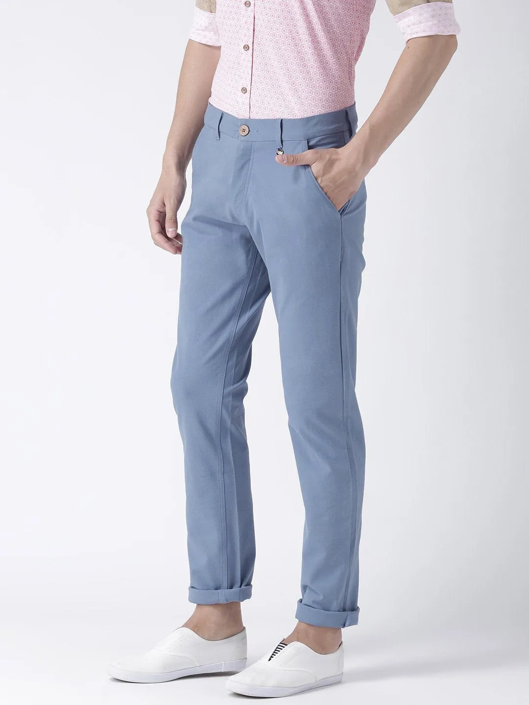 Men Flat Front Formal Trouser