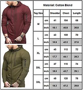 Men Outfit Set Tracksuit Set Hooded Jacket Pants Joggers Suit