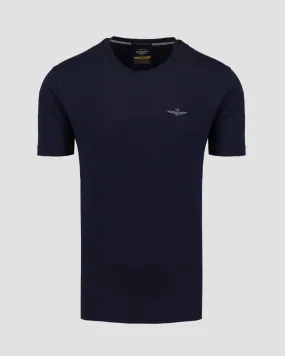 Men's navy blue T-shirt Aeronautica Militare 242TS2065J592-8380