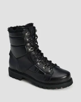 Men's studded leather boots BOGNER Helsinki S 19 A black 12446823-1