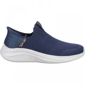 Men's Skechers Ultra Flex 3.0 Smooth Step Navy Slip-On Trainers