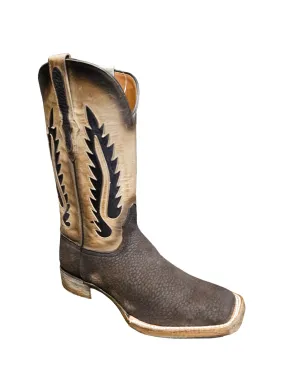 MEN'S BLACK JACK CHOCOLATE CAPYBARA WESTERN BOOTS CH3012-96