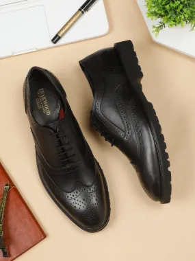 Men's Black Leather Formal shoes