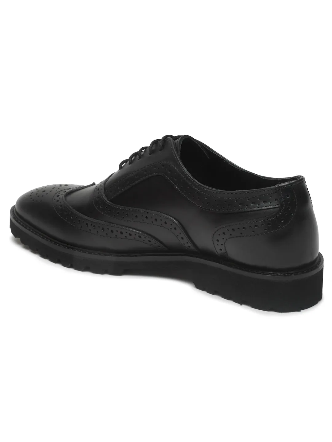 Men's Black Leather Formal shoes