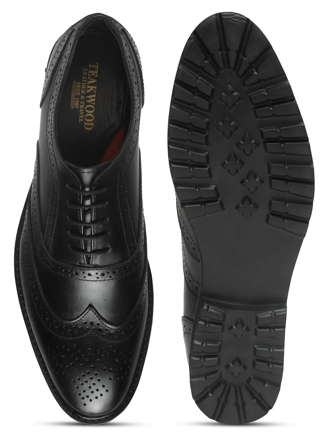 Men's Black Leather Formal shoes