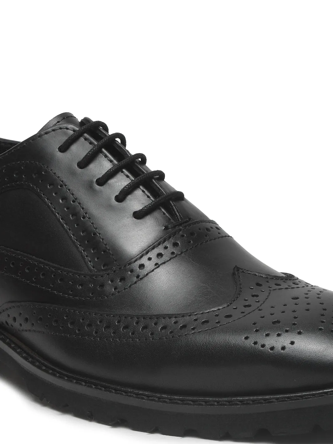 Men's Black Leather Formal shoes