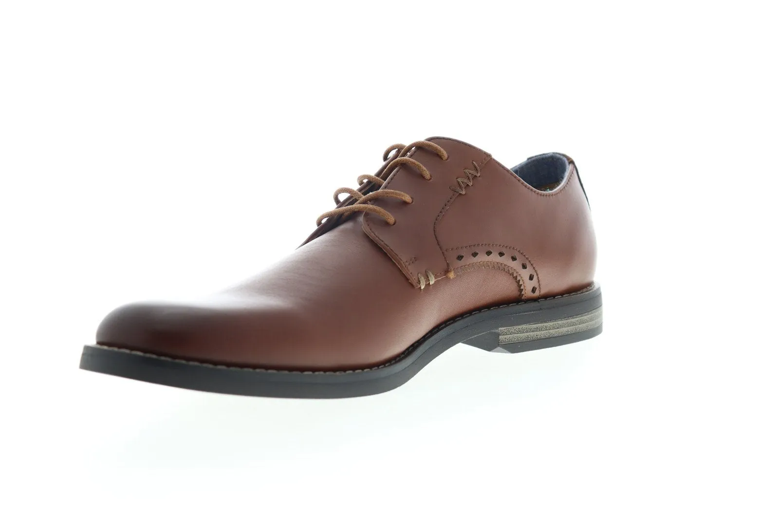 Men's Brown Leather Plain Toe Oxfords by Original Penguin Walter