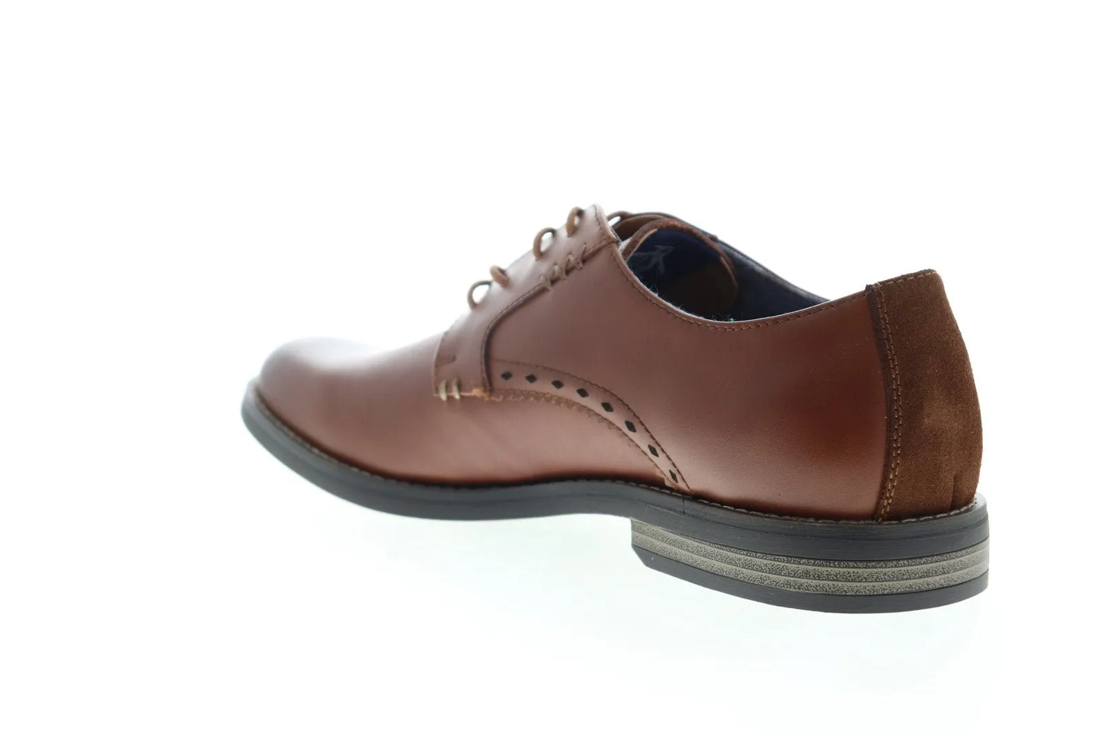 Men's Brown Leather Plain Toe Oxfords by Original Penguin Walter