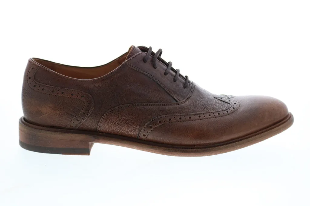 Men's Brown Wingtip Oxford Shoes by Geox U Guildford