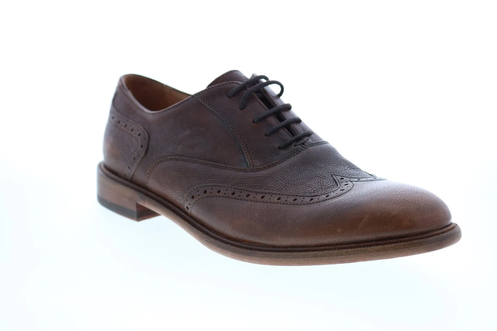 Men's Brown Wingtip Oxford Shoes by Geox U Guildford