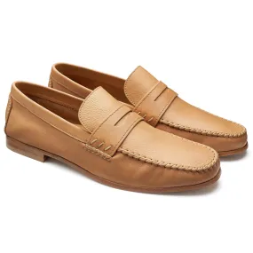 Mens casual leather moccasins