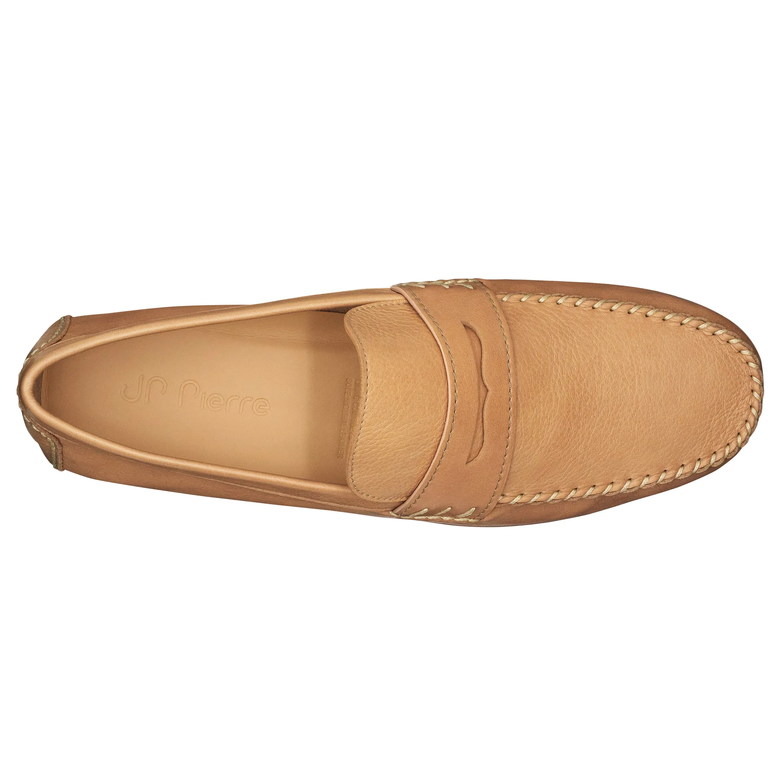 Mens casual leather moccasins