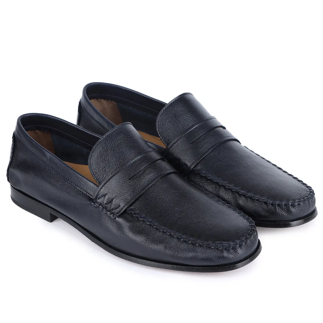 Mens casual leather moccasins