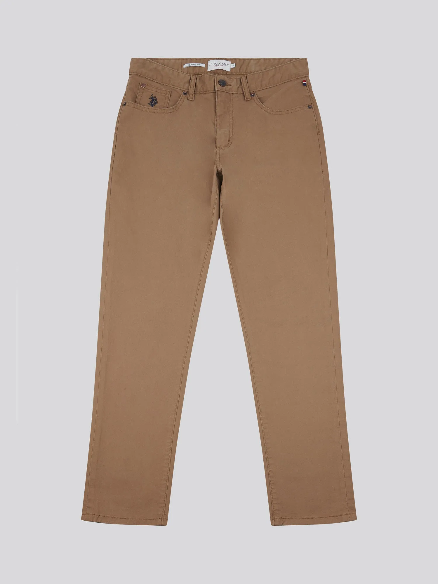 Mens Core 5 Pocket Trousers in Shitake