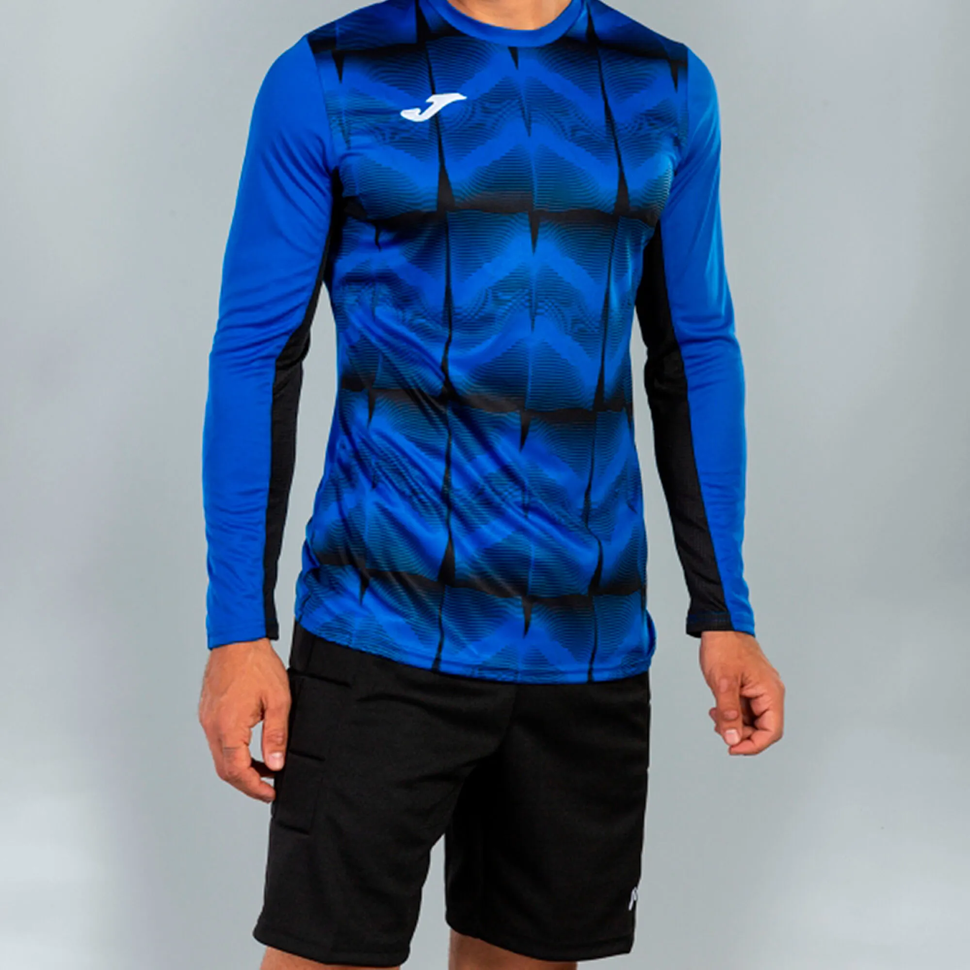 Mens Long Sleeve Goalkeeper Derby IV Royal Shirt