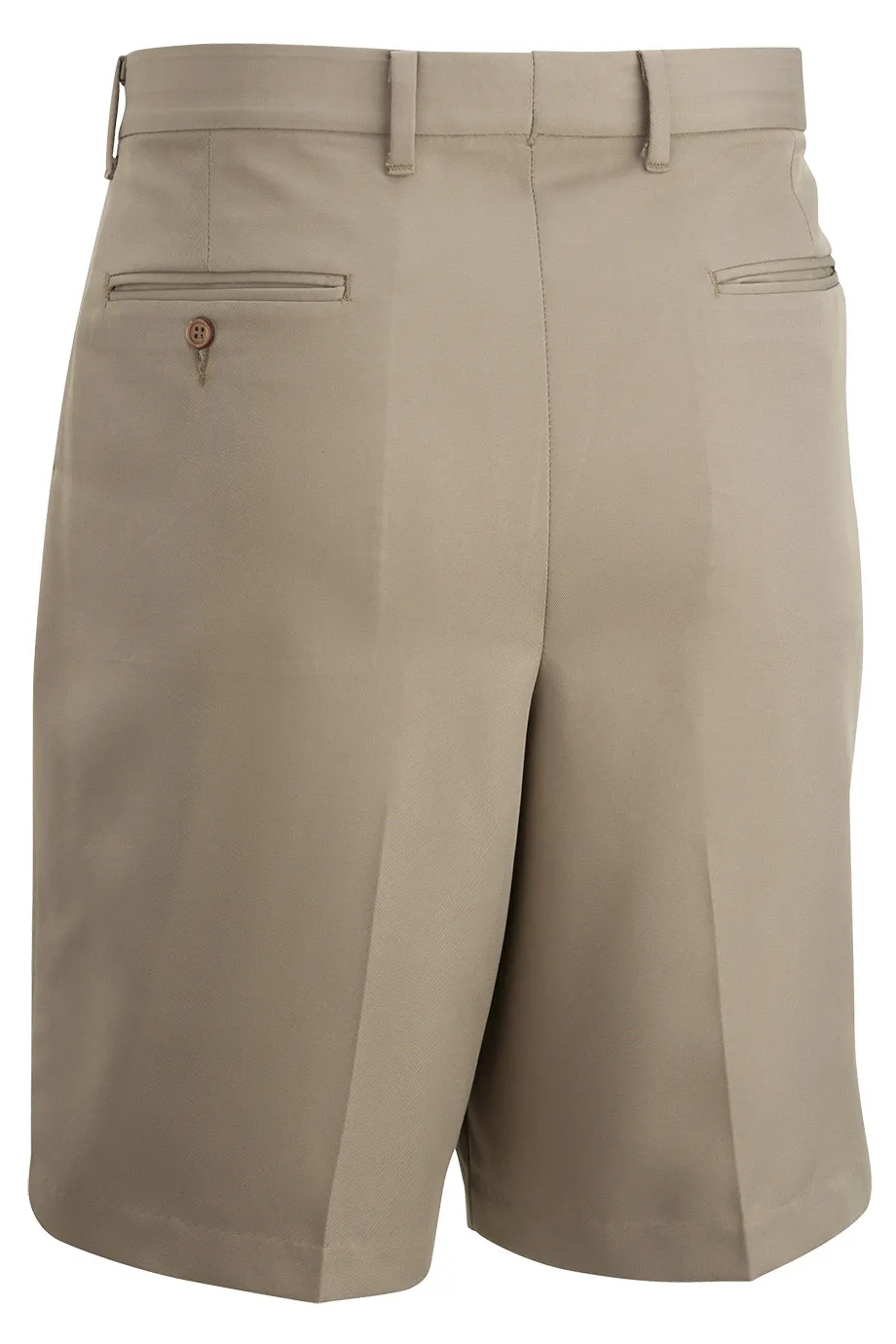 Men's Microfiber Flat Front Short - Tan