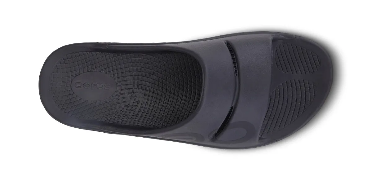 Black Matte Sport Slide Sandal for Men