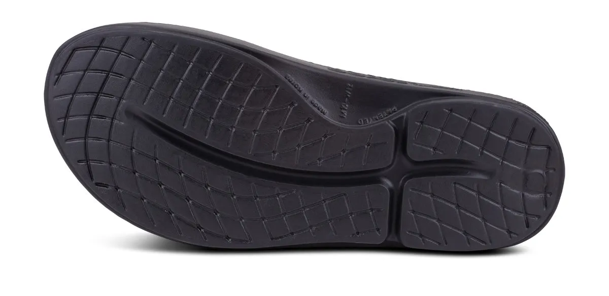 Black Matte Sport Slide Sandal for Men