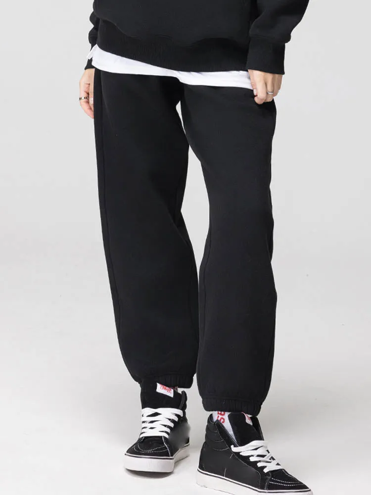   Men'S Padded Joggers In A Plain Color   