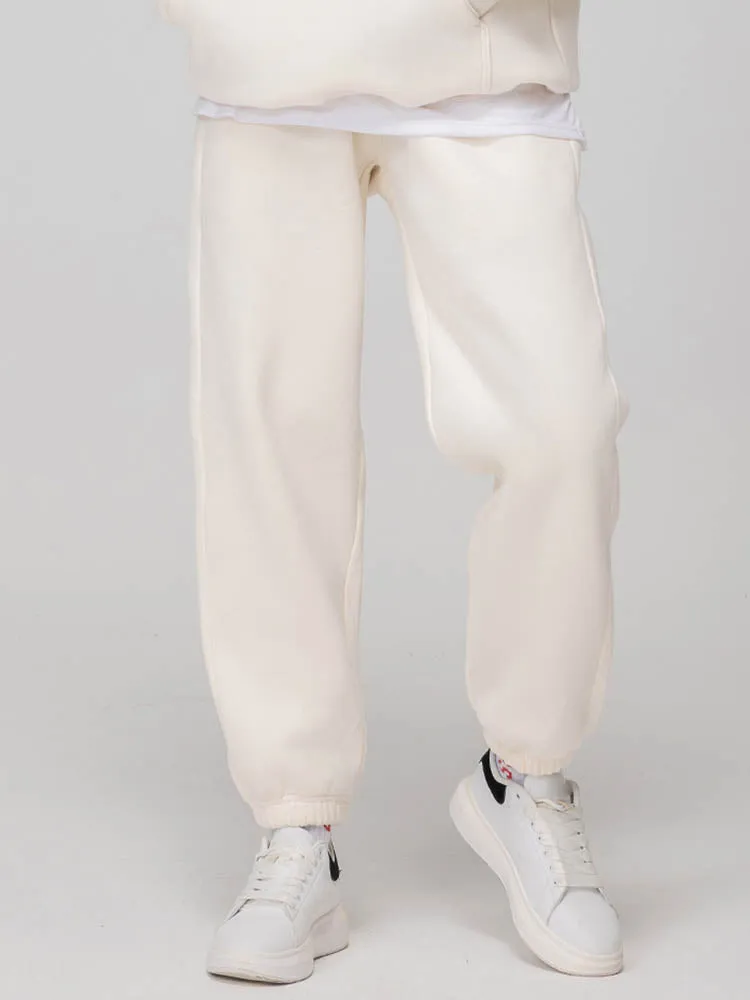   Men'S Padded Joggers In A Plain Color   