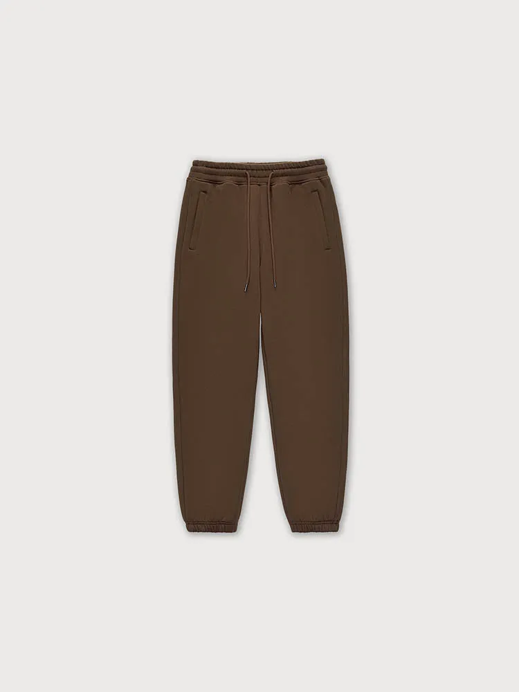   Men'S Padded Joggers In A Plain Color   