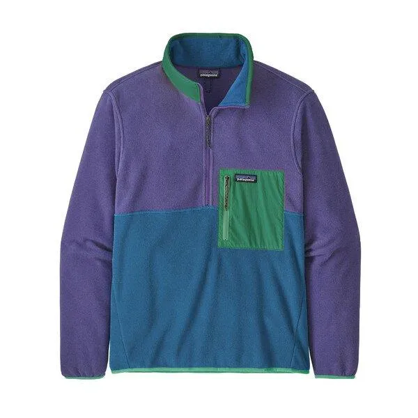 Men's Patagonia Microdini Half Zip Pullover | Fleeces & Midlayers UK