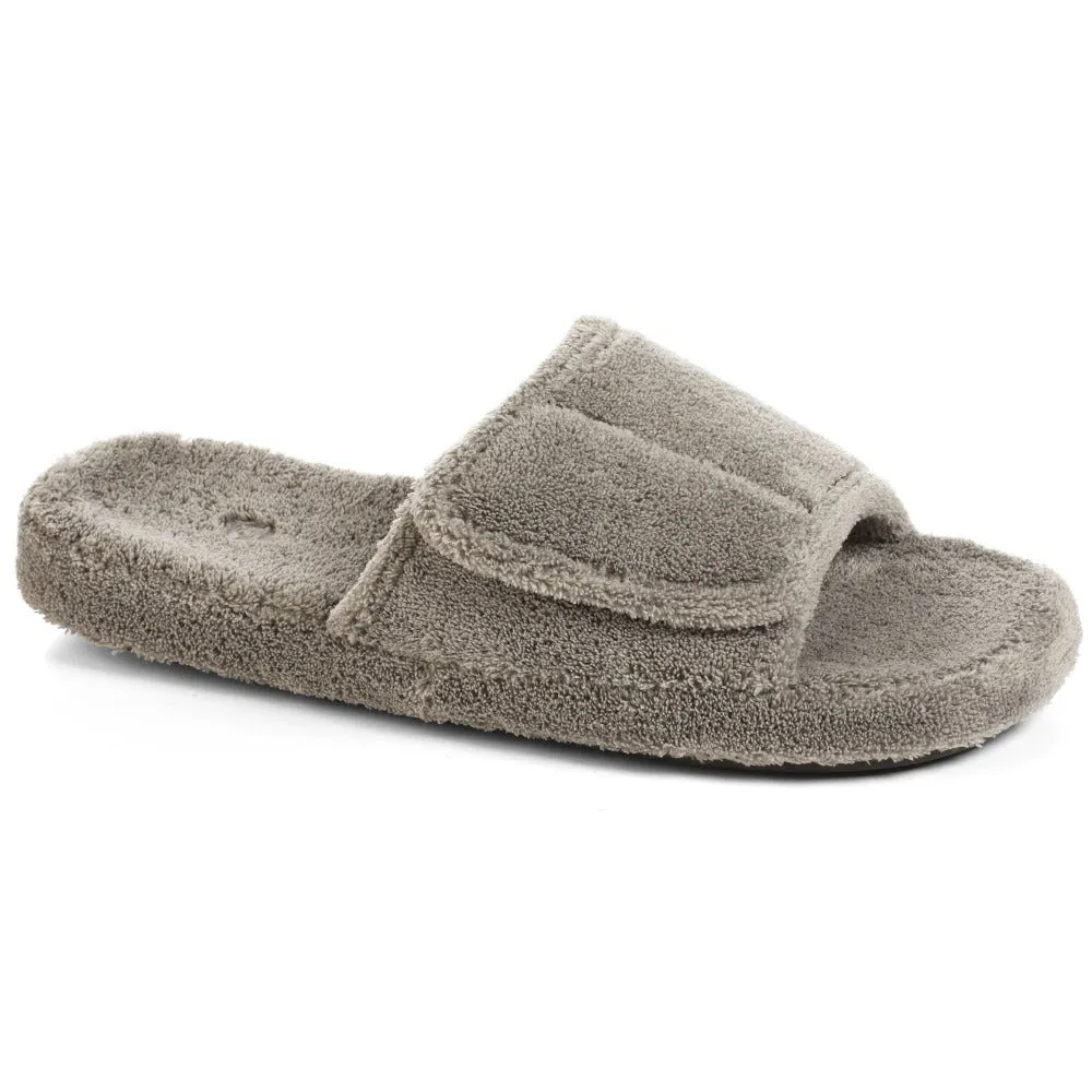 Men's Spa Adjustable Slide Slipper Indoor/Outdoor Sole