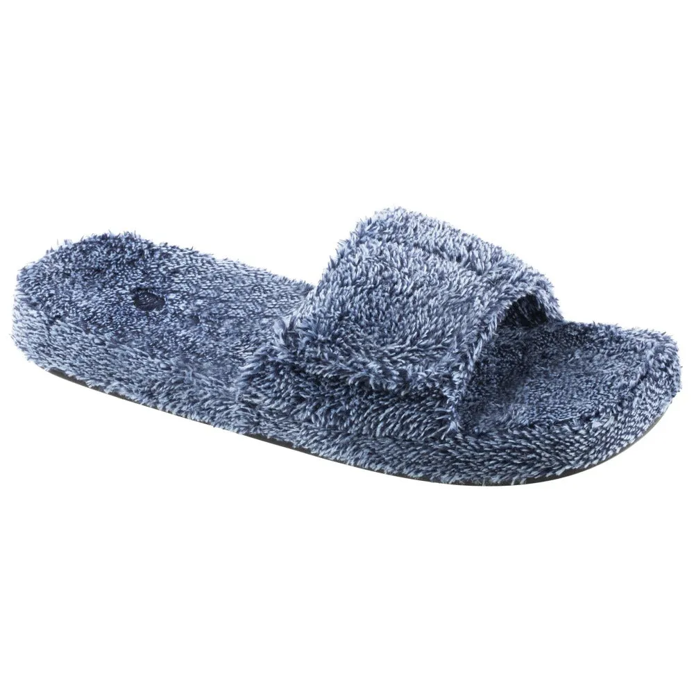 Men's Spa Adjustable Slide Slipper Indoor/Outdoor Sole