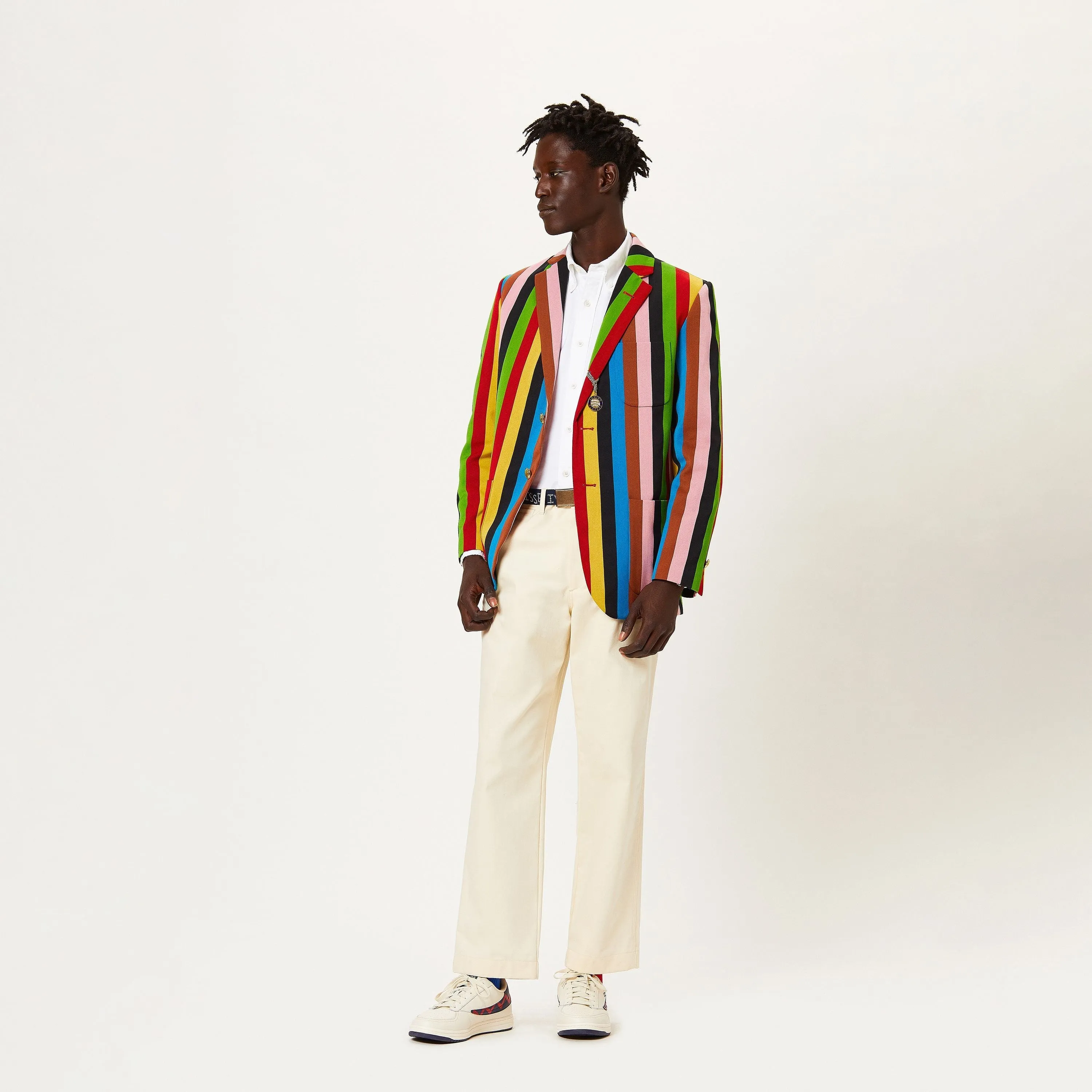 Men's Striped Croquet Blazer