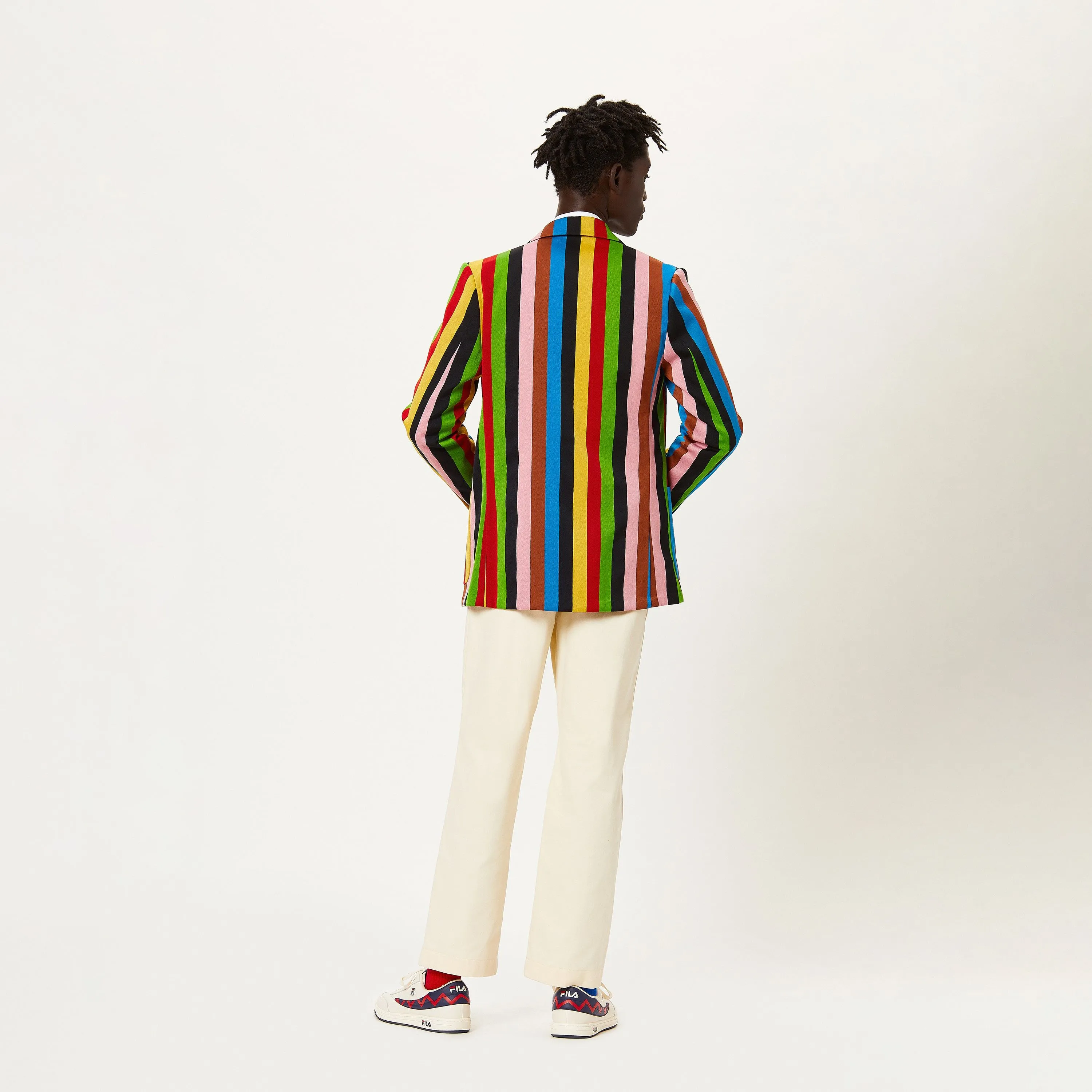 Men's Striped Croquet Blazer