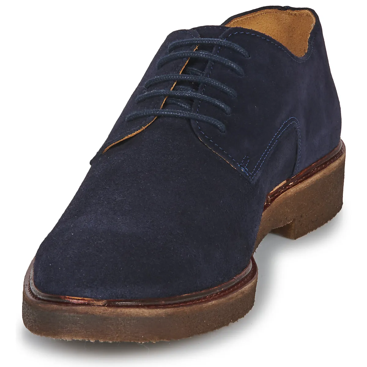 Men's Tan Suede Derby Shoes