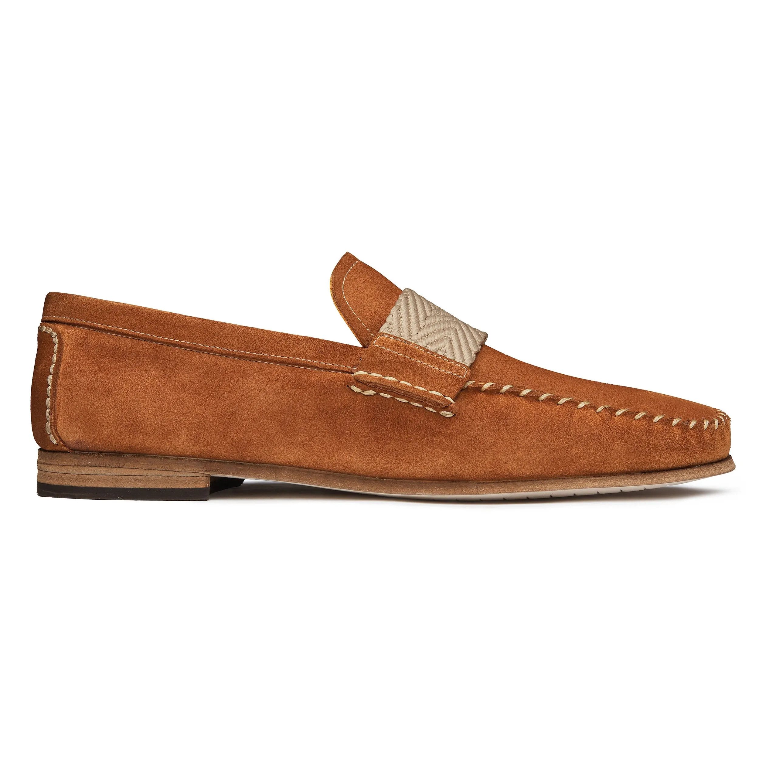 Men’s Tan Suede Moccasins Shoes